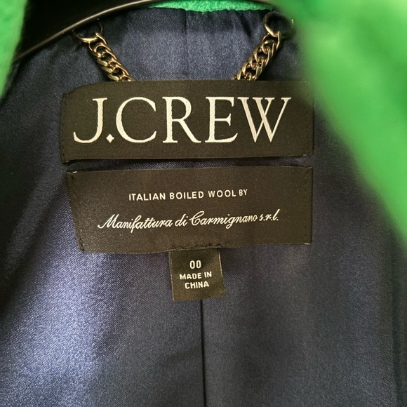 NEW! Green Italian Wool Coat! - Picture 9 of 11